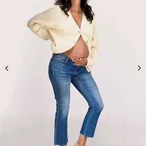 NWT Hatch The Crop Maternity Jeans